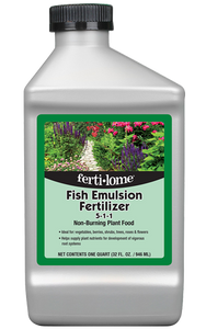 FERTI-LOME FISH EMULSION FERTILIZER 5-1-1