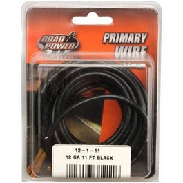 Primary Wire, Black, 12-Ga., 11-Ft.