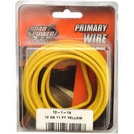 Primary Wire, Yellow, 12-Ga., 11-Ft.