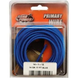 Primary Wire, Blue, 14-Ga., 17-Ft.