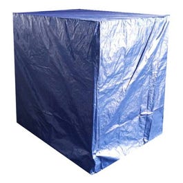 Polyethylene Pallet Tarp Cover, Blue, 5 x 4 x 4-Ft.