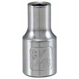 1/4-Inch Drive 3/16-Inch 6-Point Socket