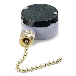 Brass-Plated Pull-Chain Ceiling Fan Switch