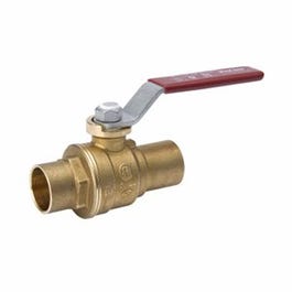 Pipe Fitting, Solder Ball Valve, Lead-Free, 1-1/4-In.