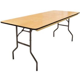 Folding Table, Plywood, 30-In. x 6-Ft.