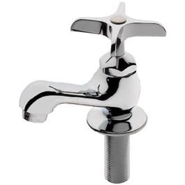 Basin Faucet, Heavy-Duty, Brass With Chrome Finish