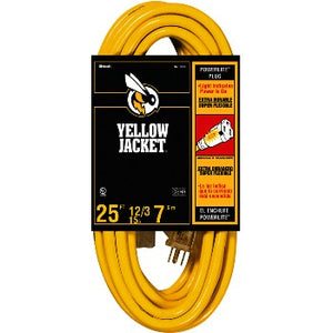 Coleman Cable 2883 Yellow Jacket, 12/3 ~ 25 ft.