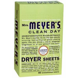 Lemon Verbena Scent Dryer Sheets, 80-Ct.