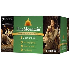 2-Hour Traditional Fire Logs, 6-Pk.