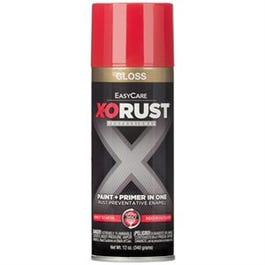 Anti-Rust Enamel Paint & Primer, Hot Red Gloss, 12-oz. Spray