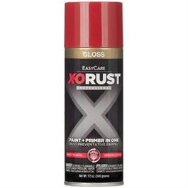 Anti-Rust Enamel Paint & Primer, Bright Red Gloss, 12-oz. Spray