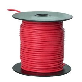 Primary Wire, Red PVC, 16-Ga. Stranded Copper, 100-Ft.