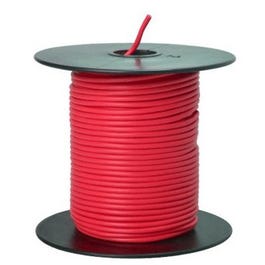 Primary Wire, Red PVC, 18-Ga. Stranded Copper, 100-Ft.