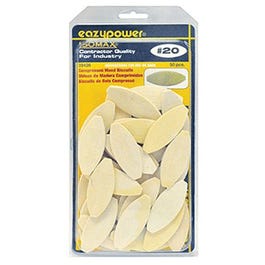 Compressed Wood Biscuits for All Plate Joiners, #20, 50-Pk.