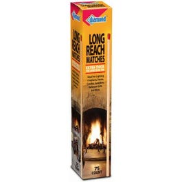 Fireplace Matches, Long Reach, 75-Ct.