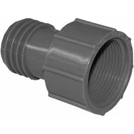 Pipe Fitting Insert Adapter, Female, Poly, 1.25-In.
