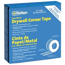 Metal Corner Tape, White, 2-In. x 100-Ft. Roll