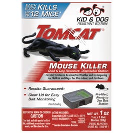 Mouse Bait Station, Sealed, Disposable