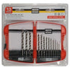 High-Speed Steel Drill Bits, 13-Pc. Set, 80 Teeth, 10-In.