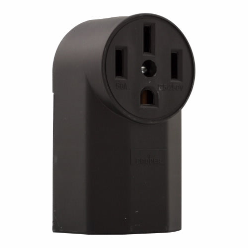 Eaton Cooper Wiring Power Device Receptacle 50A, 125/250V Black