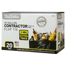 Contractor Trash Bags, 20-Ct., 42-Gallons