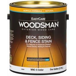 Acrylic Deck, Siding & Fence Stain, Natural Cedar, 1-Gallon