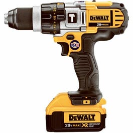 20-Volt Cordless Hammer Drill Kit, 1/2-In., 3-Speed, LED Worklight, 2 Max Lithium-Ion Batteries