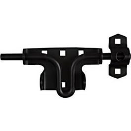 Black Satin Slide Bolt Gate Latch