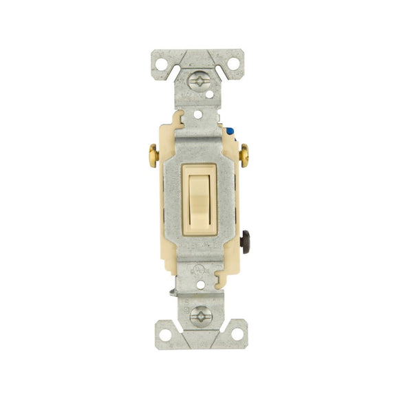 Cooper Industries 1303V AC Quiet Non-Grounding Standard Grade Toggle Switch, 15A