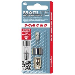 Magnum Star II Xenon Replacement Lamp For 3-Cell "C" Or "D" Maglite Flashlights