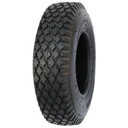 Lawn Tractor Tire, Stud Style, 4.10/3.50 x 4-In.