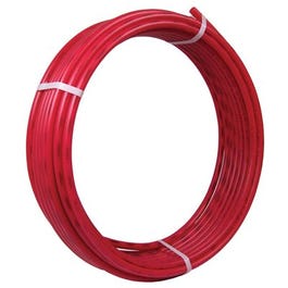 PEX Coil Pipe, Red, 1-In. Copper Tube Size x 100-Ft.