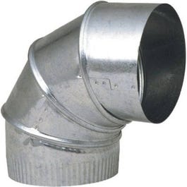 Galvanized Adjustable Furnace Elbow, 90-Degree, 3-In.