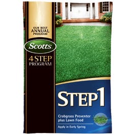 Lawn Pro Step 1 Spring Lawn Fertilizer + Crabgrass Preventer, 28-0-7, Covers 5,000 Sq. Ft.
