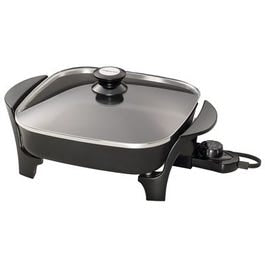 Electric Skillet With Glass Lid, 11-In.
