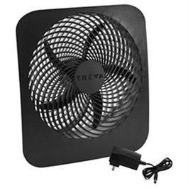 Portable Fan, Battery or Electric-Powered, 2-Speed, 10-In.