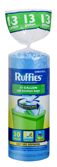 Ruffies Sort & Recycle Bags 33 Gallon