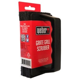 Heavy-Duty Grill Grate Scrubber With 3 Pads
