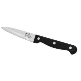 Essentials Parer Knife, Stainless Steel & Black, 3.5-In.