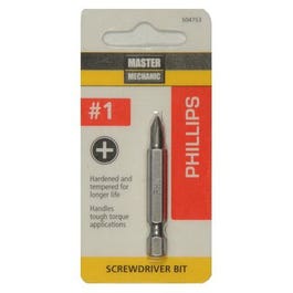 #1 Phillips Screwdriver Bit, 2-In.