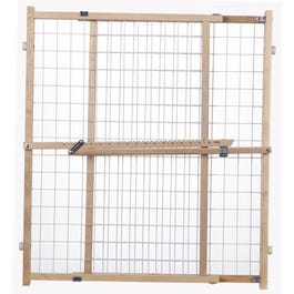 Portable Gate, Extra-Wide, Wire Mesh, 29.5 -50 x 32-In.