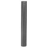 Pellet Vent Stove Pipe, Twist Lock, 3 x 24-In.