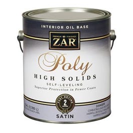 Polyurethane, High Solids, Interior, Satin, 1-Gallon