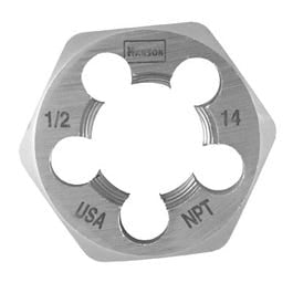 Hexagon Die, 3/8-In. x 18 NPT