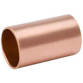 Pipe Coupling With Stop, Wrot Copper, 3/4-In.