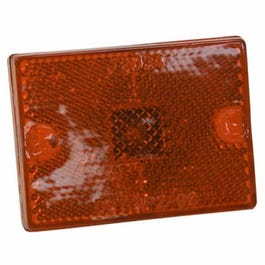 LED Trailer Clearance Light, Stud-Mounted, Amber, 3-1/8 x 2-In.