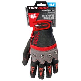 High-Performance Work Gloves, Touchscreen Compatible, Red, Gray & Black, Medium