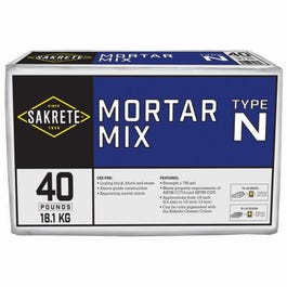 Mortar Mix, Type N, 40-Lbs.