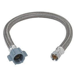 Faucet Water Supply Line, 3/8 Compression x .5 IP x 20-In.