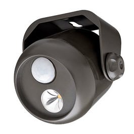 LED Mini Spot Light, Motion & Light Sensing, 80 Lumens, Brown